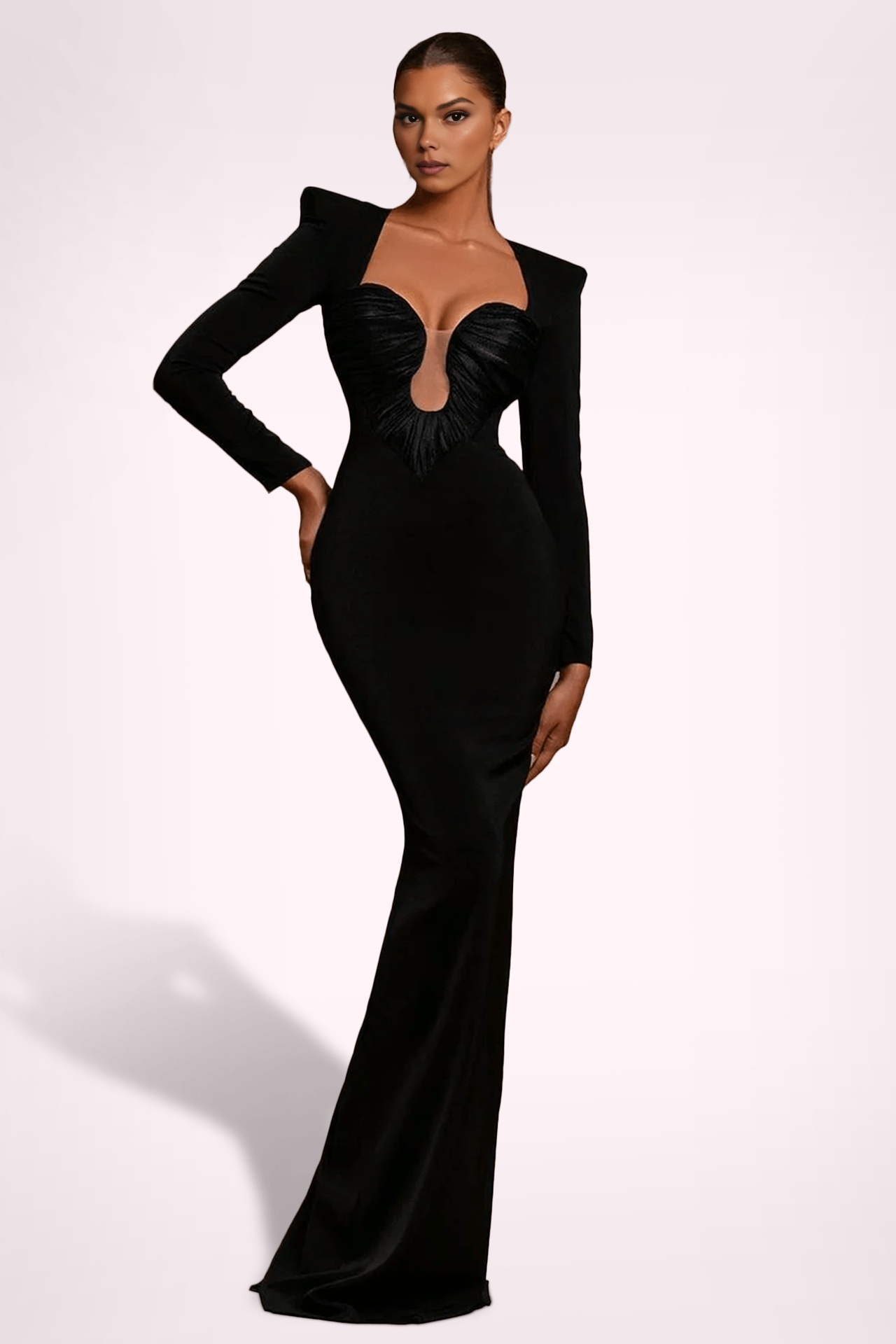 Emily  Long Sleeved Maxi Dress