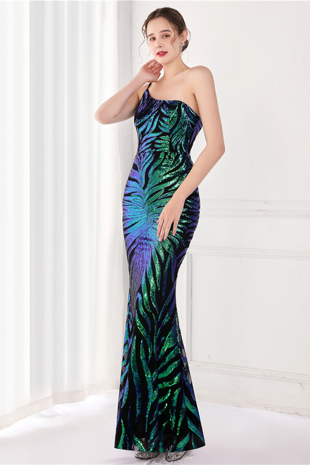Beatrice Sequined Maxi Dress