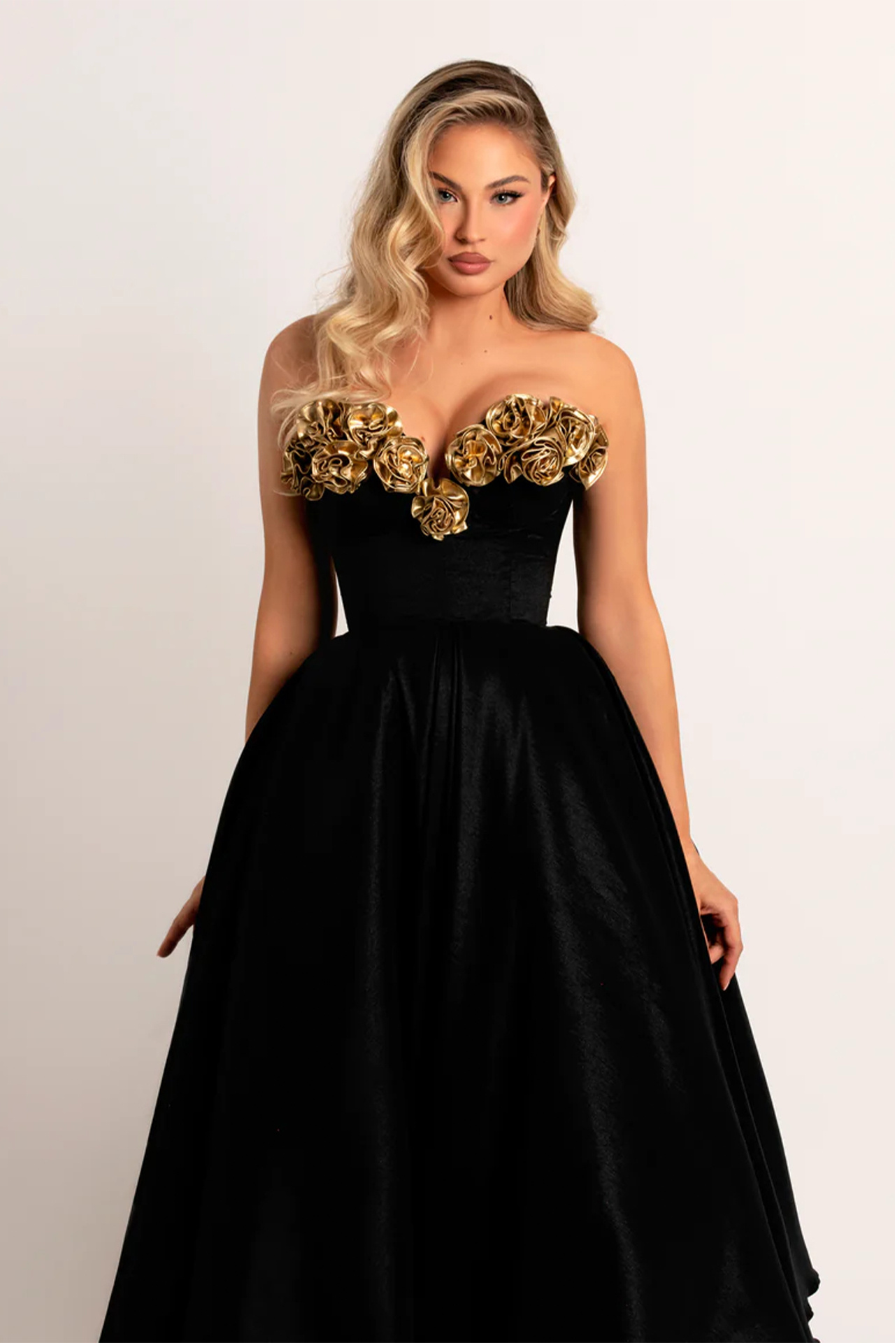 Ada Strapless Midi Dress