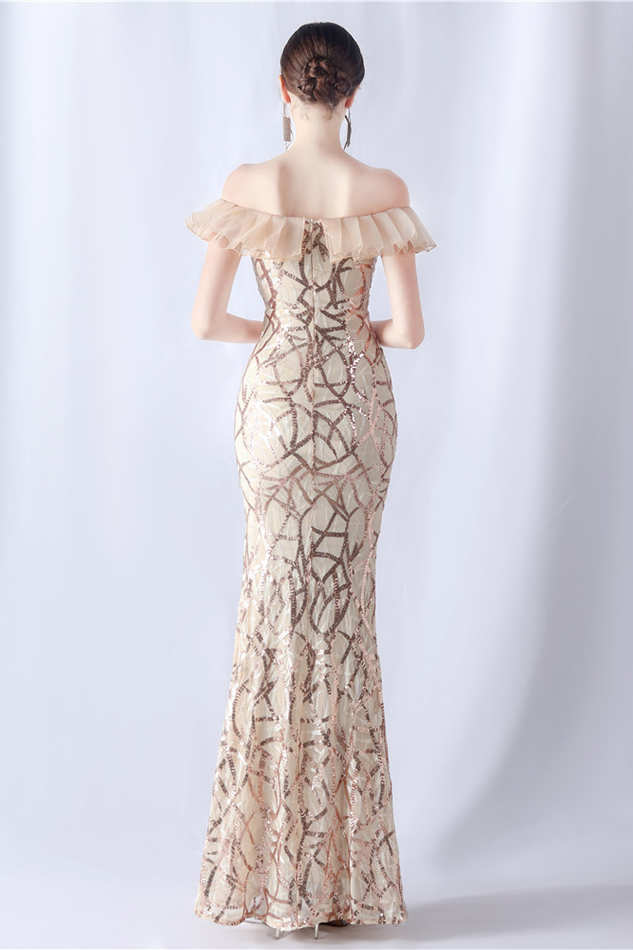 Felicity Sequined Maxi Dress