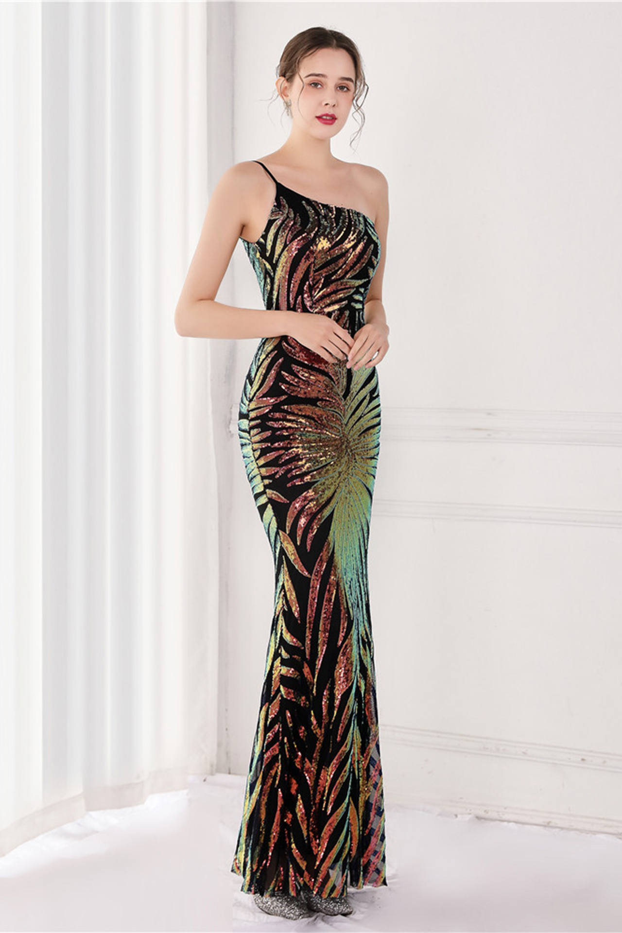 Beatrice Sequined Maxi Dress