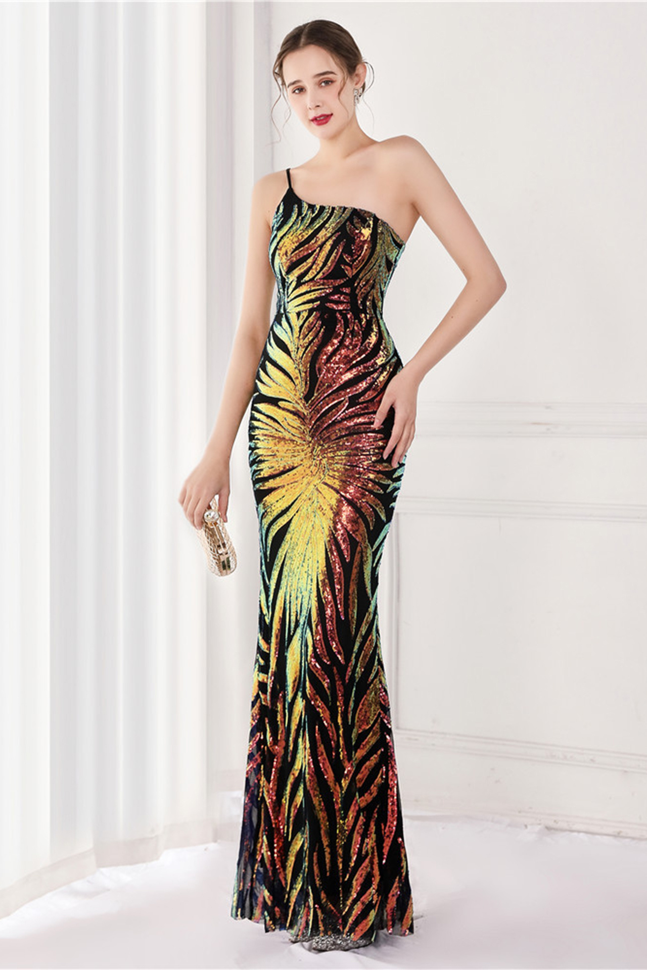 Beatrice Sequined Maxi Dress