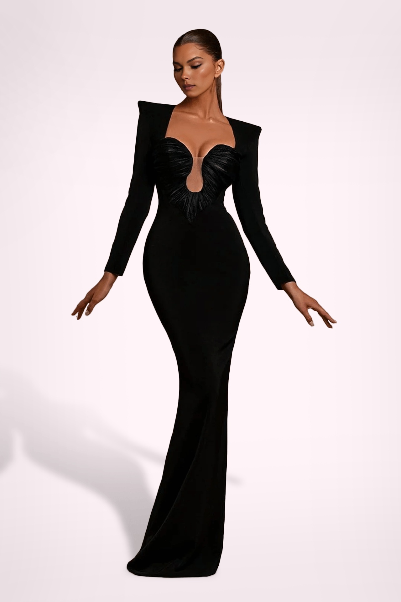 Emily  Long Sleeved Maxi Dress