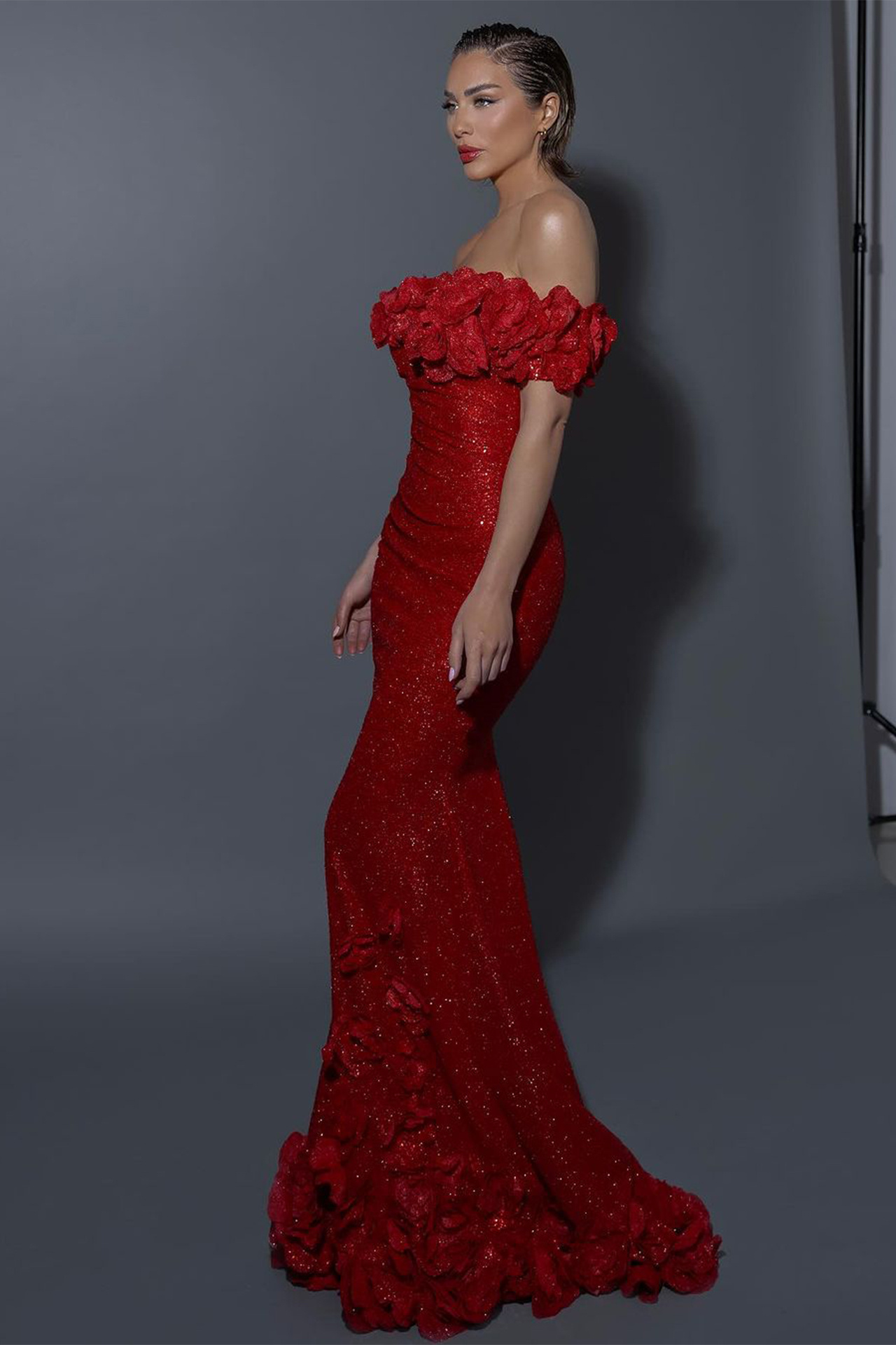 Rosalie Maxi Dress In Red