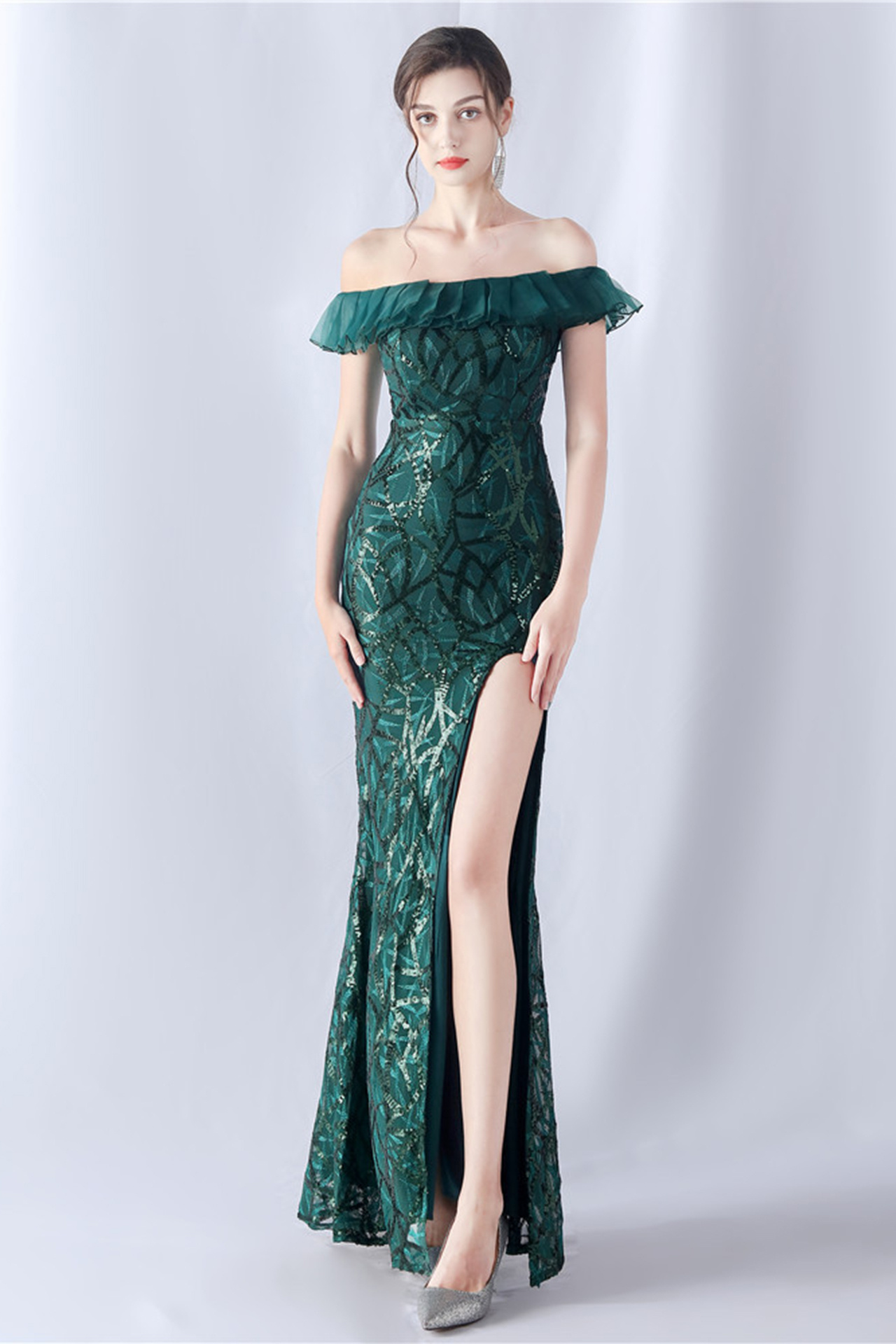 Felicity Sequined Maxi Dress