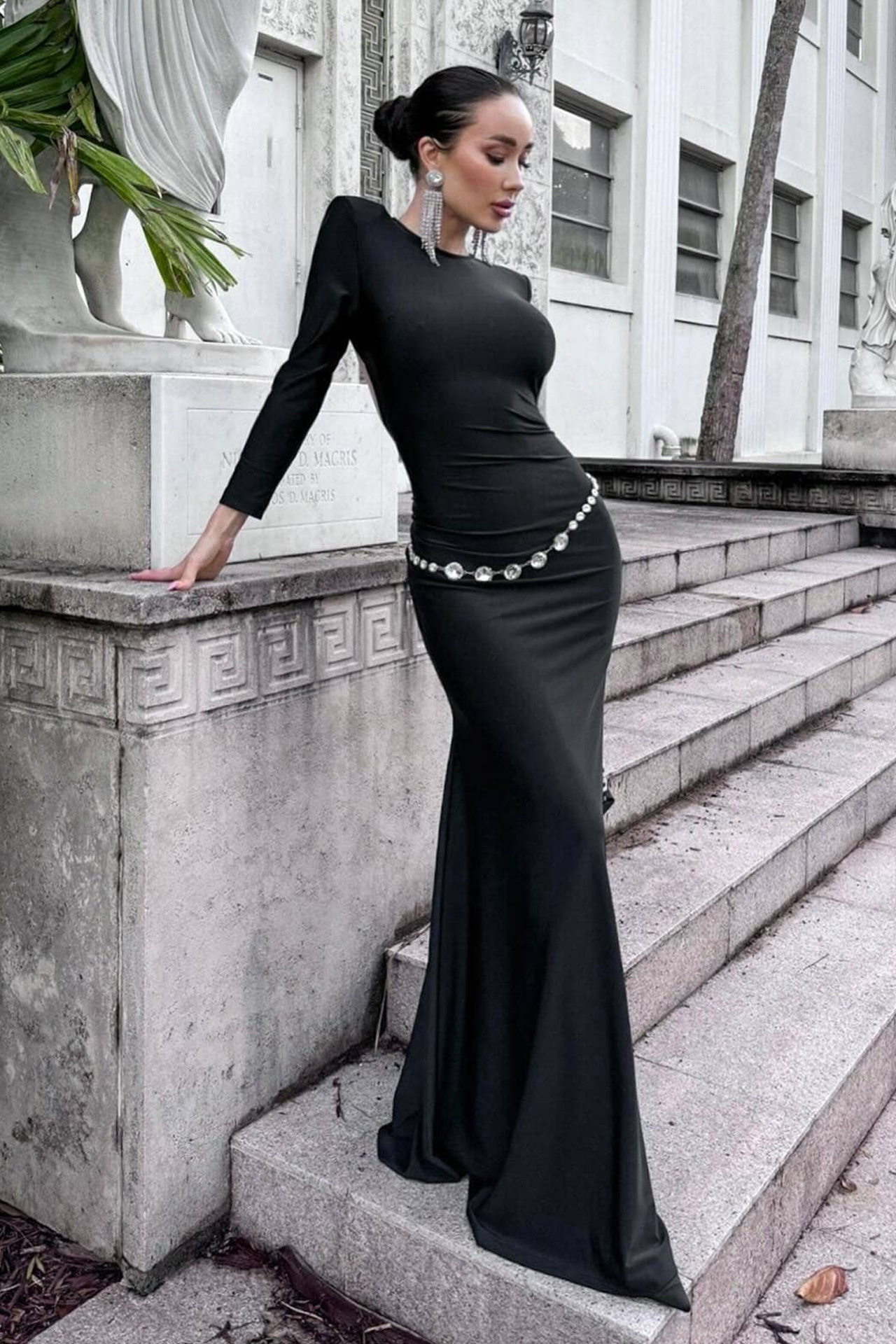 Florina Maxi Dress In Black