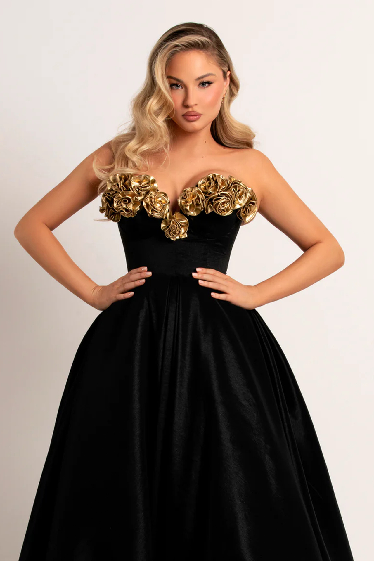 Ada Strapless Midi Dress