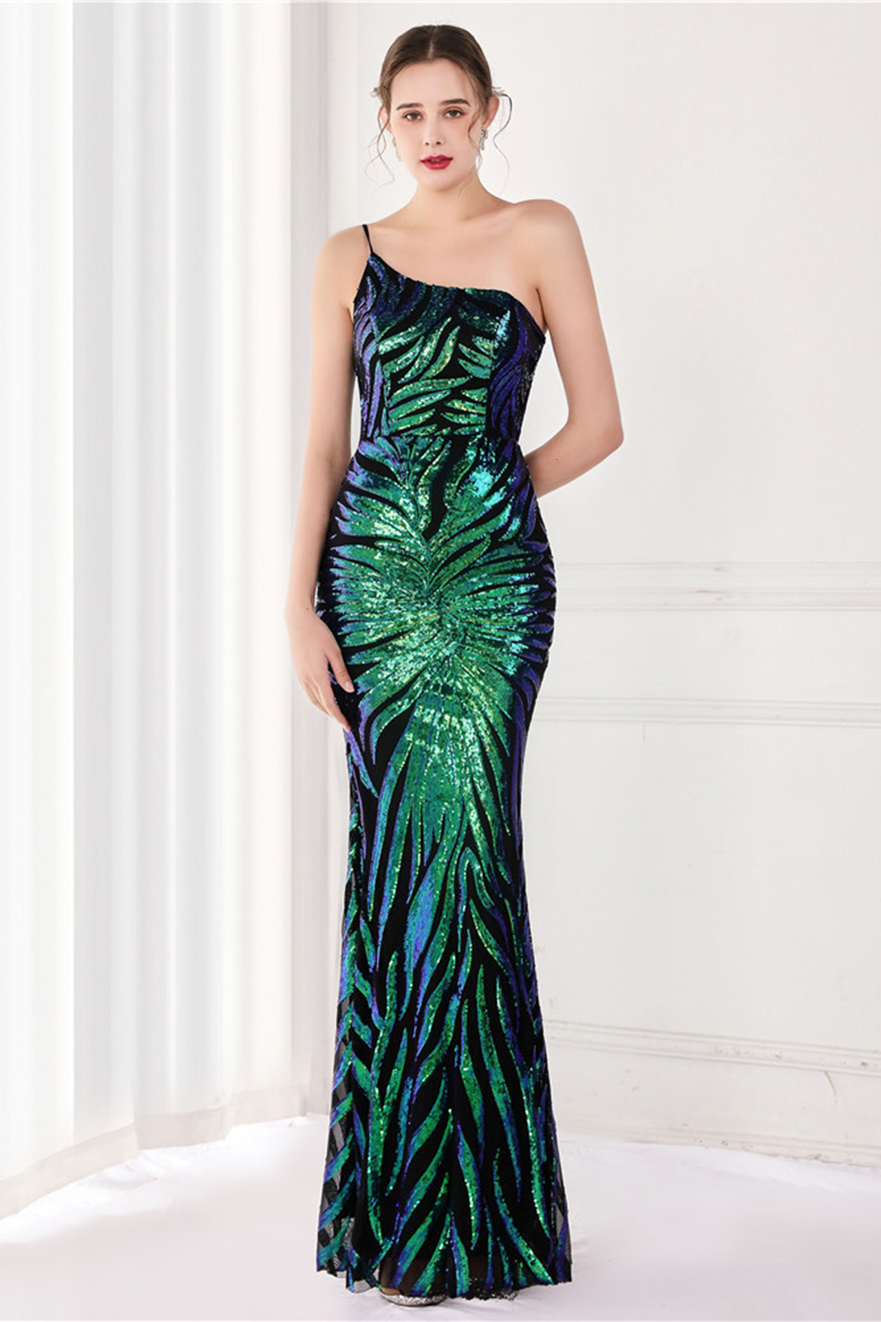 Beatrice Sequined Maxi Dress
