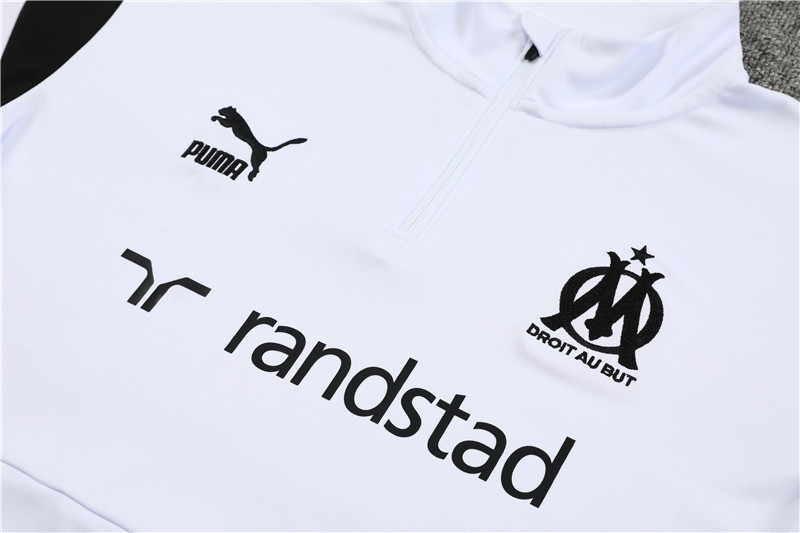 Marseille 23-24 Long Sleeve Training Set 23-24 Kids Long Sleeve Training Set White