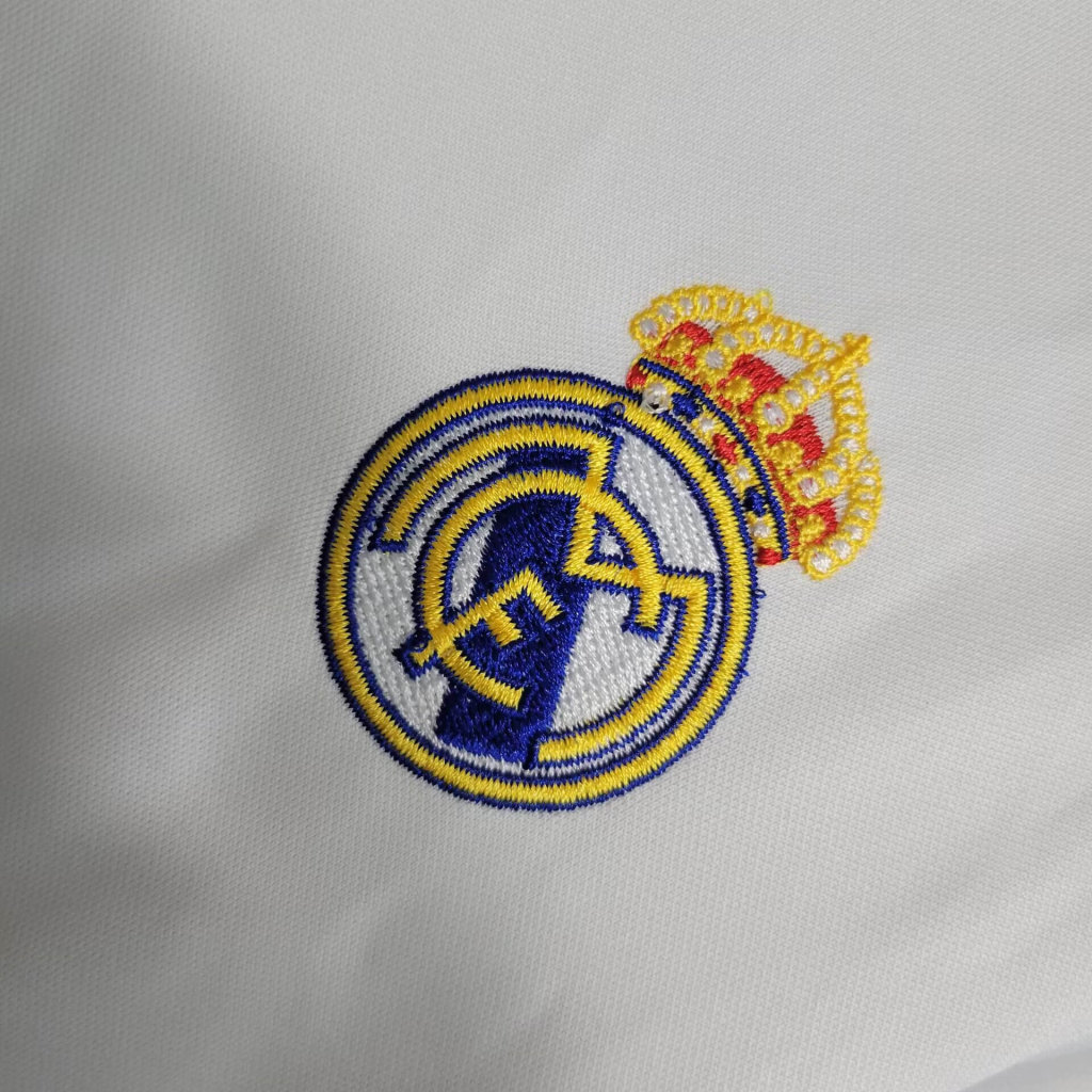 Real Madrid 23-24 Home Stadium Long Sleeve Kids Kit