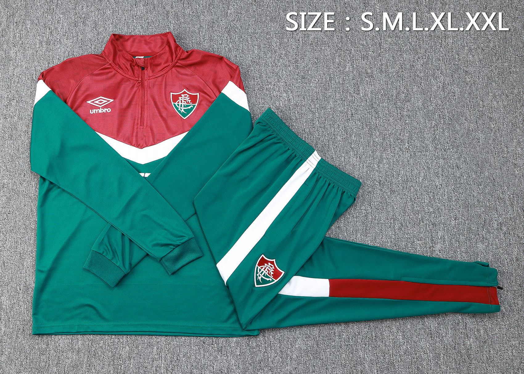 Fluminense 23-24 Long Sleeve Training Set -Green