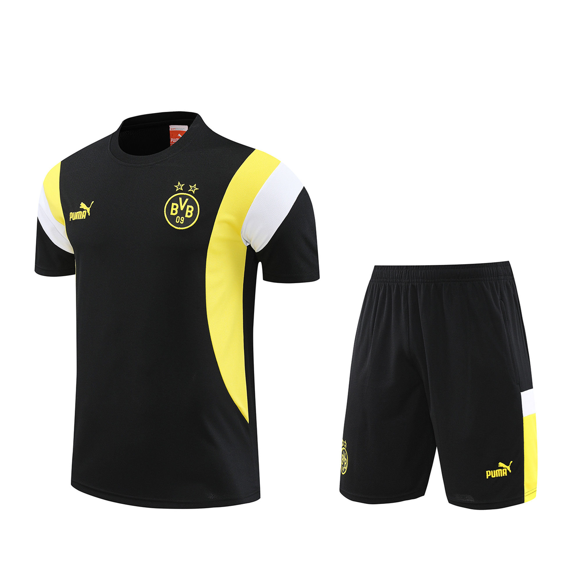Dortmund 23-24 Short-Sleeve Training Set - Black