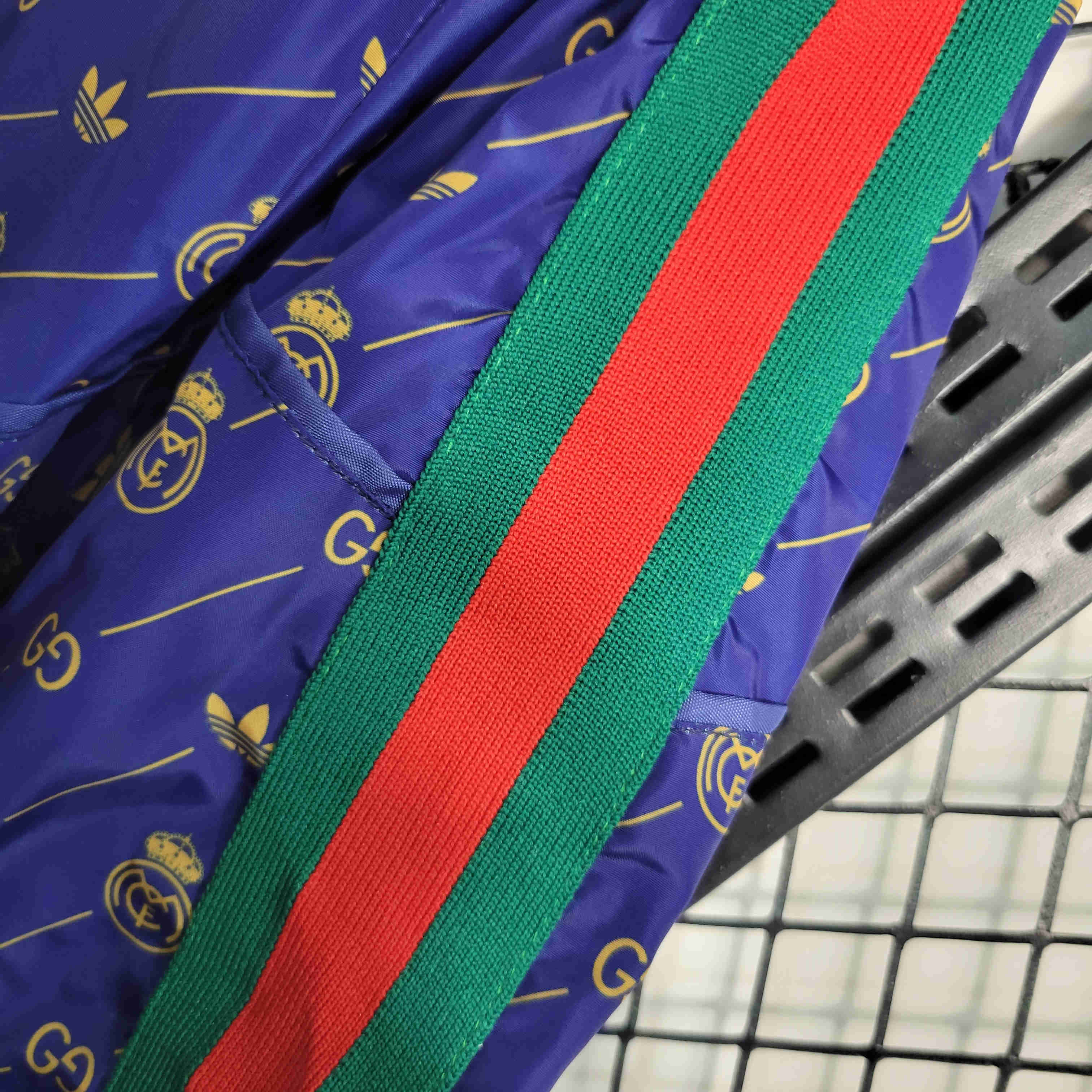 23-24 Real Madrid x GUCCI Navy Windbreaker