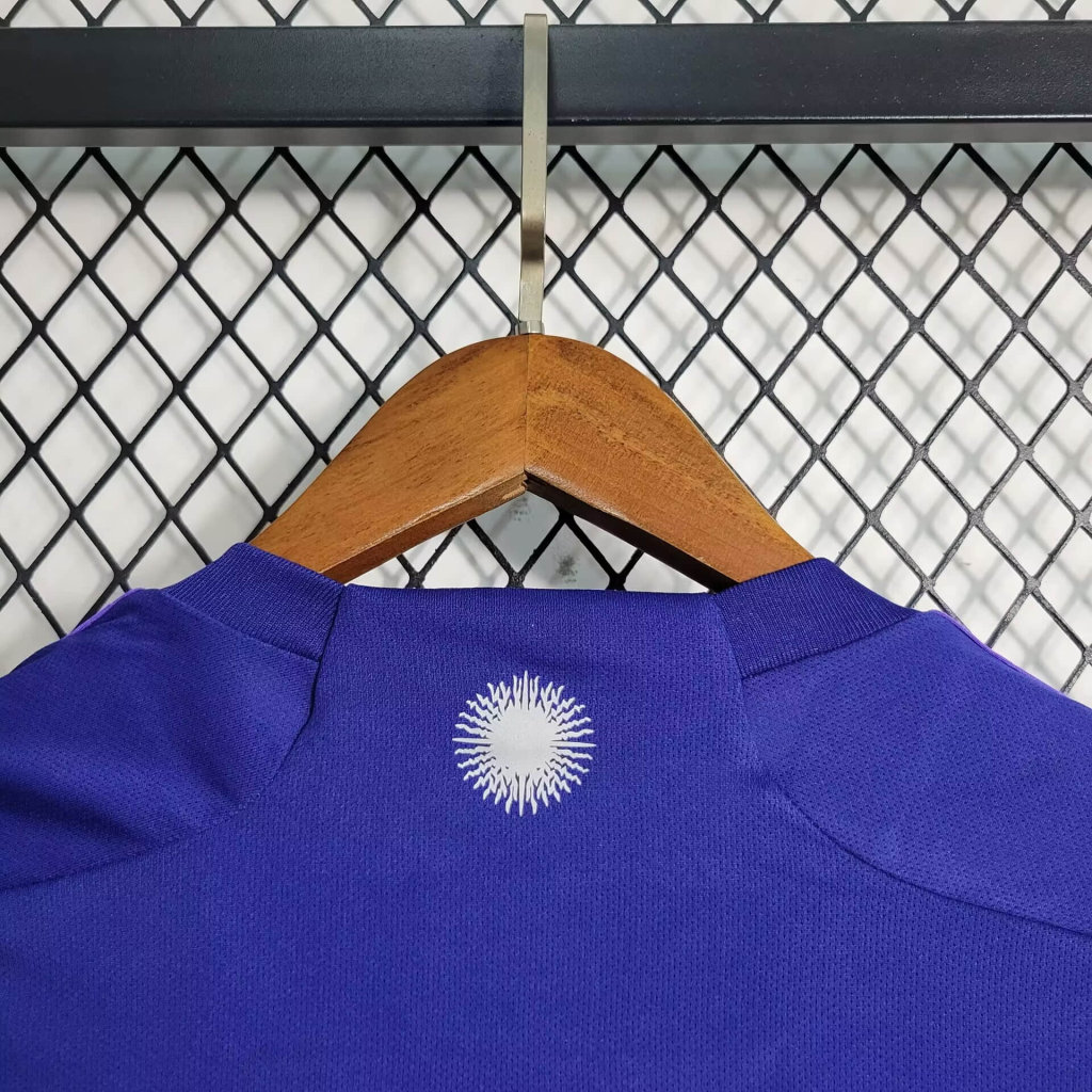 Argentina 3 Stars 22-23 Away Long Sleeve Jersey - Fans Version