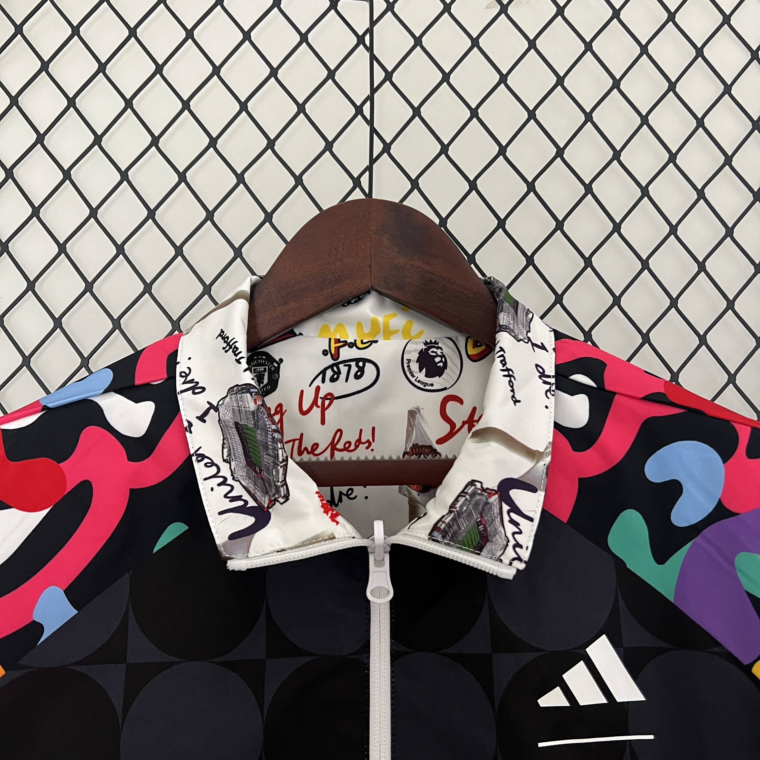 Manchester United 23-24 Double Sided Windbreaker - Graffiti Style