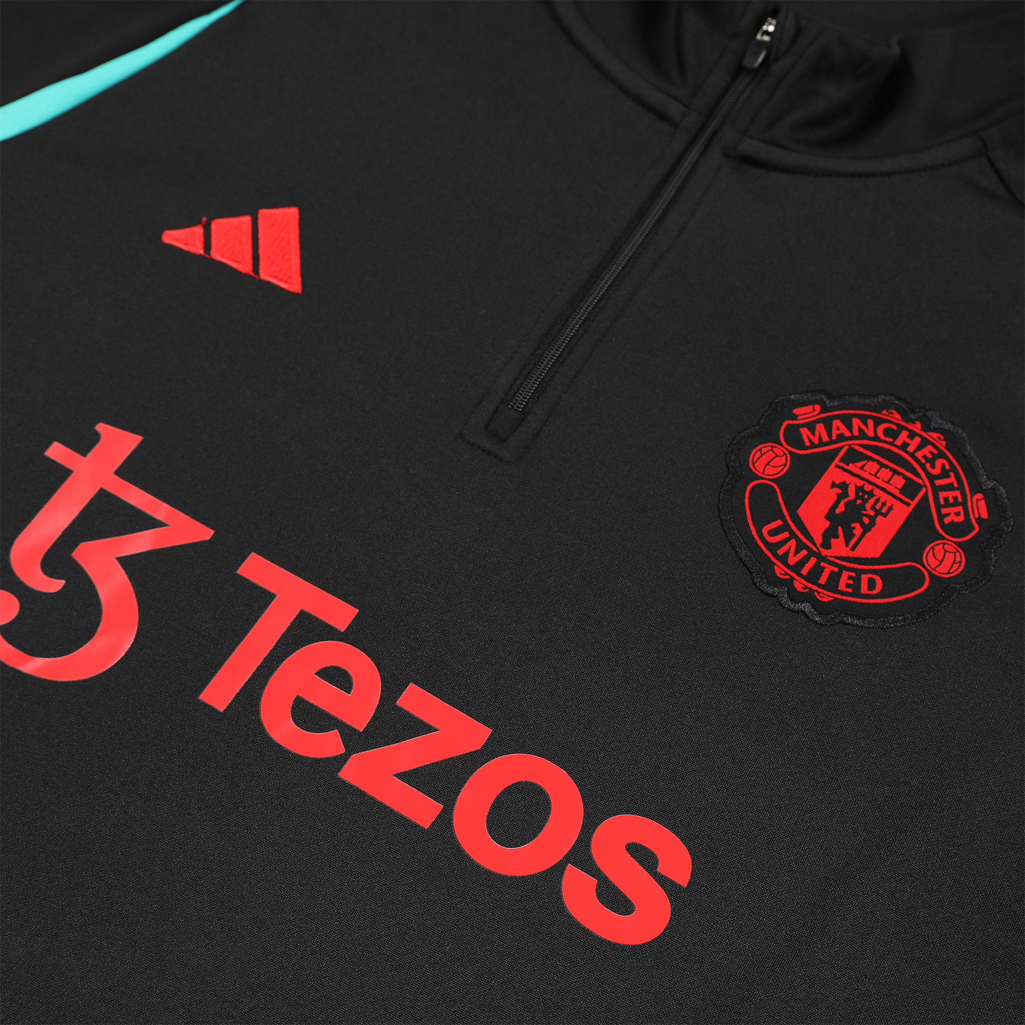 Manchester United 23-24 Long Sleeve Training Set Black