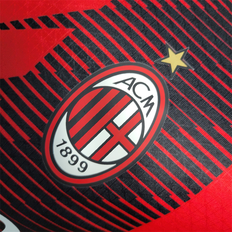 AC Milan 23-24 Home Stadium Jersey - Player Version