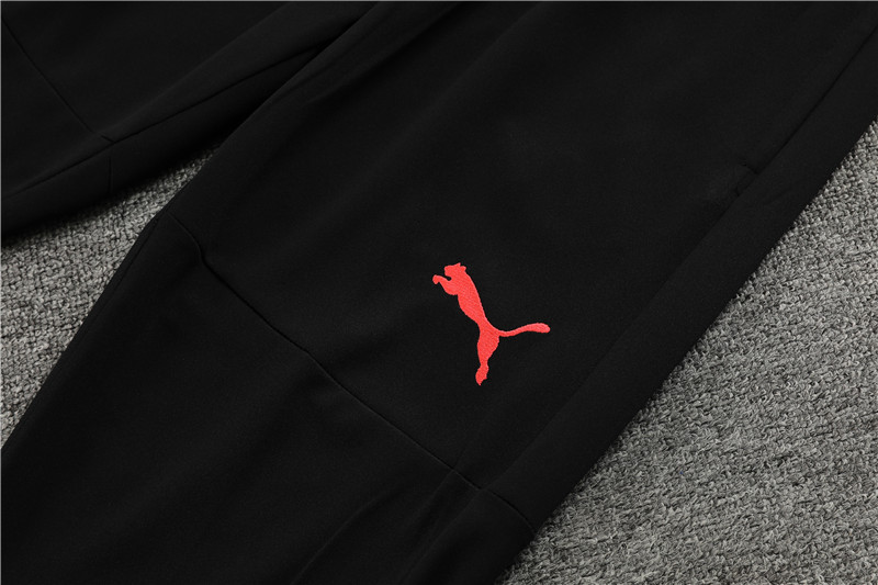 Manchester City 23-24 Long Sleeve Training Set - Orange Red