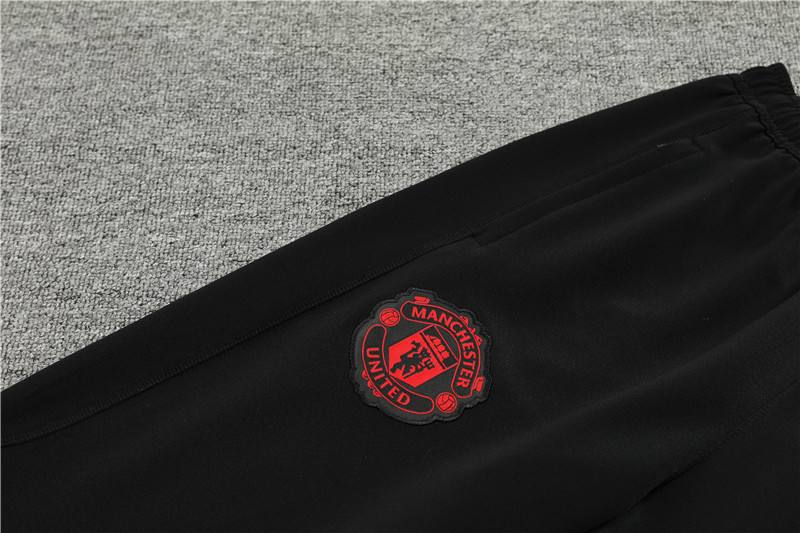 Manchester United 23-24 Jacket Training Tracksuit -White and Black