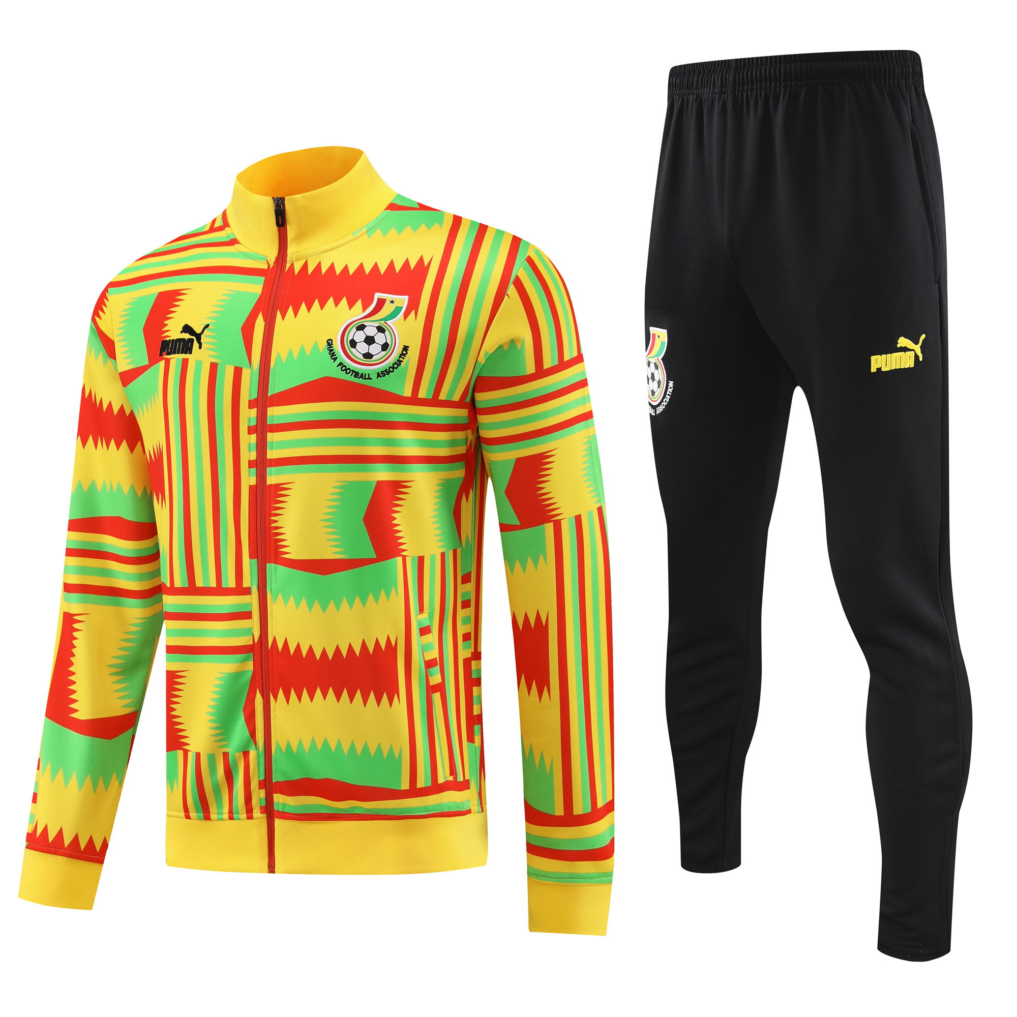 Ghana 23-24 Jacket Training Tracksuit - Yellow