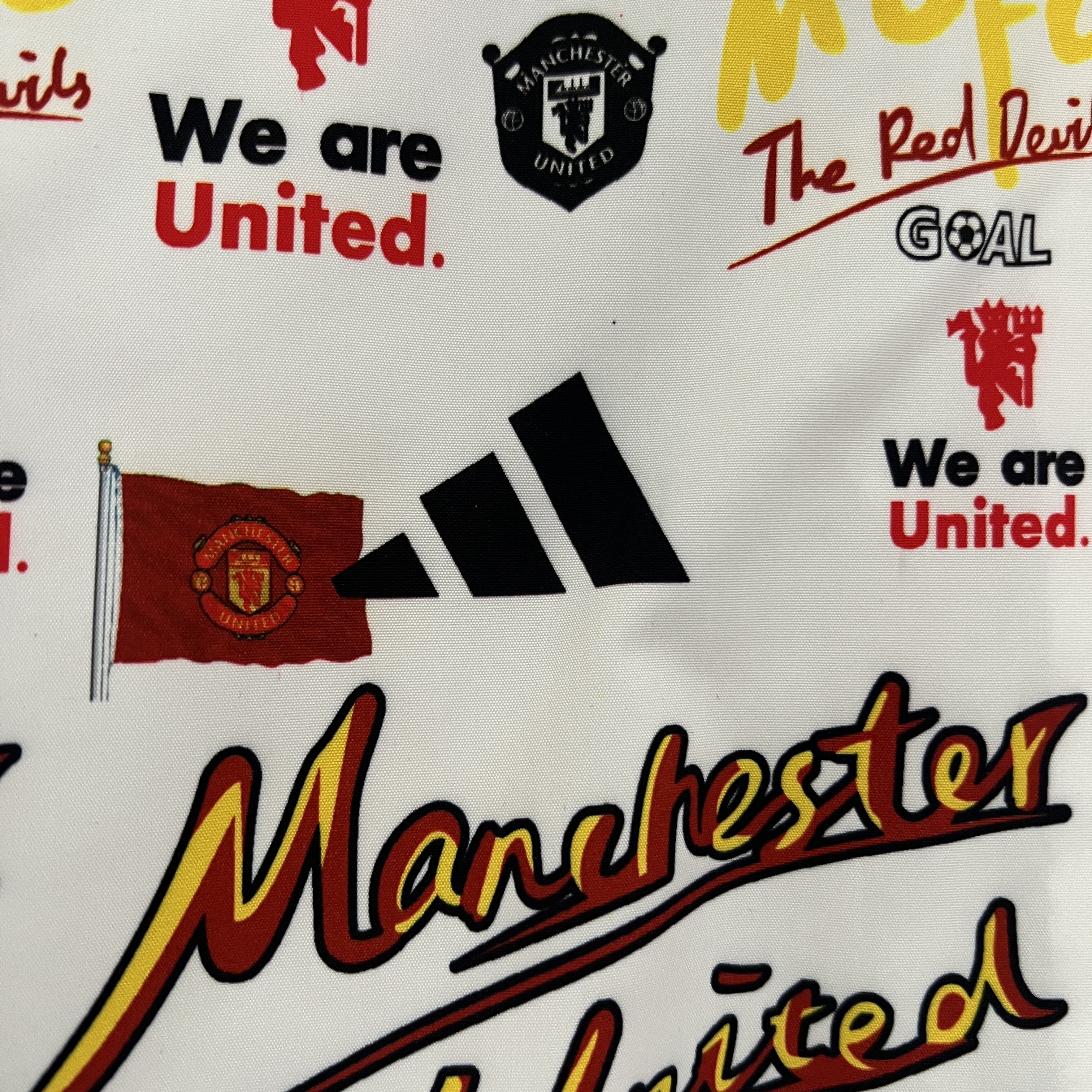 Manchester United 23-24 Double Sided Windbreaker - Graffiti Style