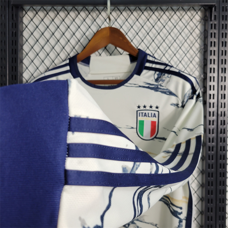 Italy 23-24 Away Long Sleeve Jersey - Fans Version