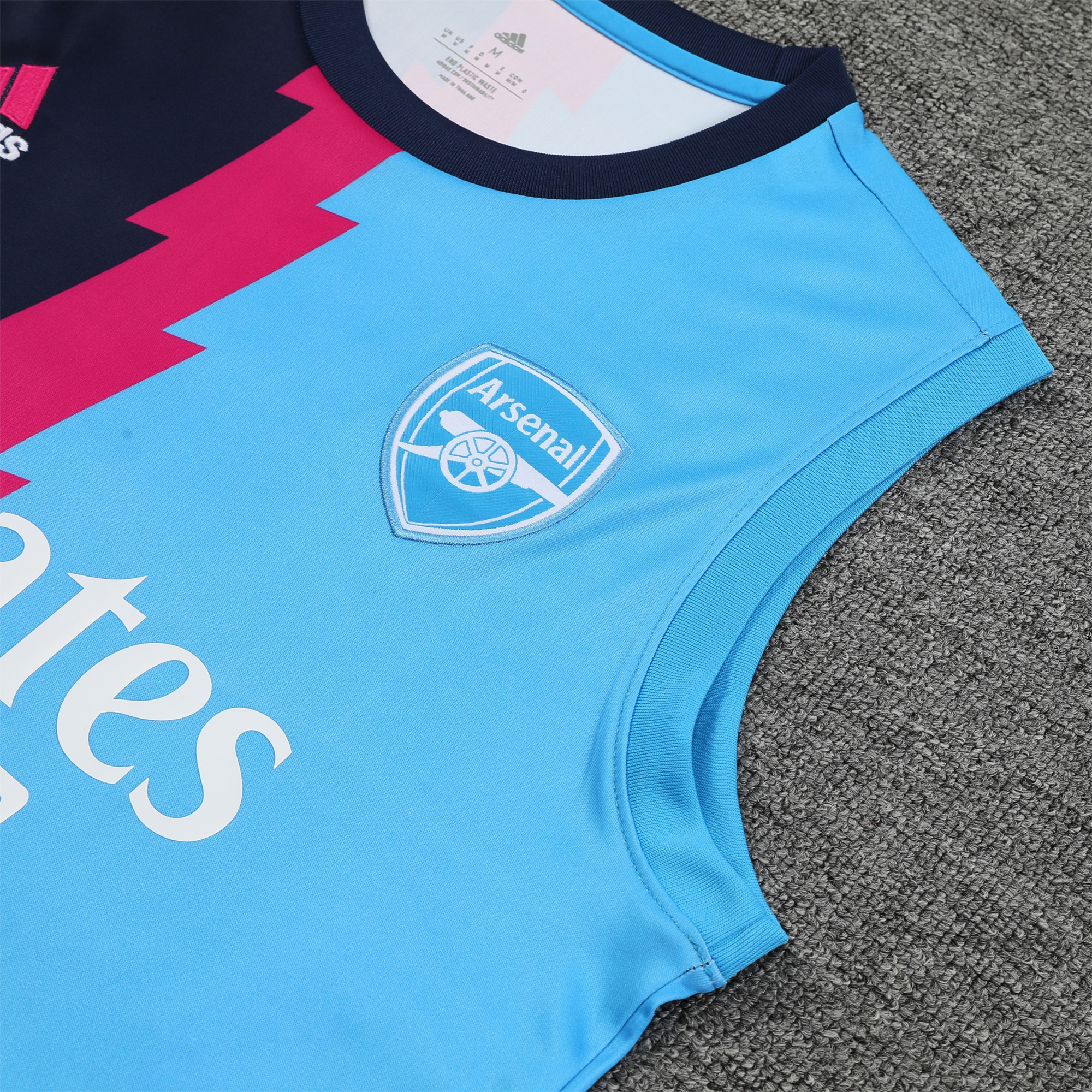 Arsenal 23-24 Player Vest Training Set Navy Blue