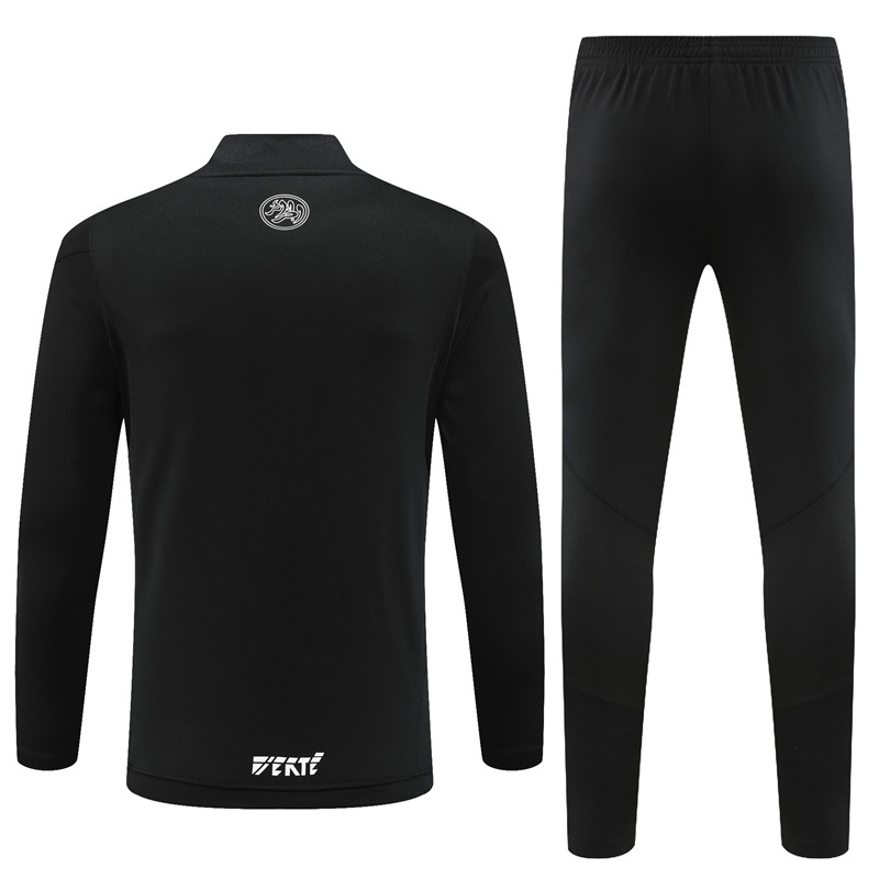 Algeria 23-24 Kids Long Sleeve Training Set Black