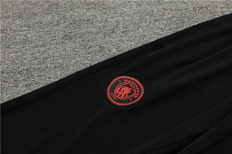 Manchester City 23-24 Kids Long Sleeve Training Set Orange