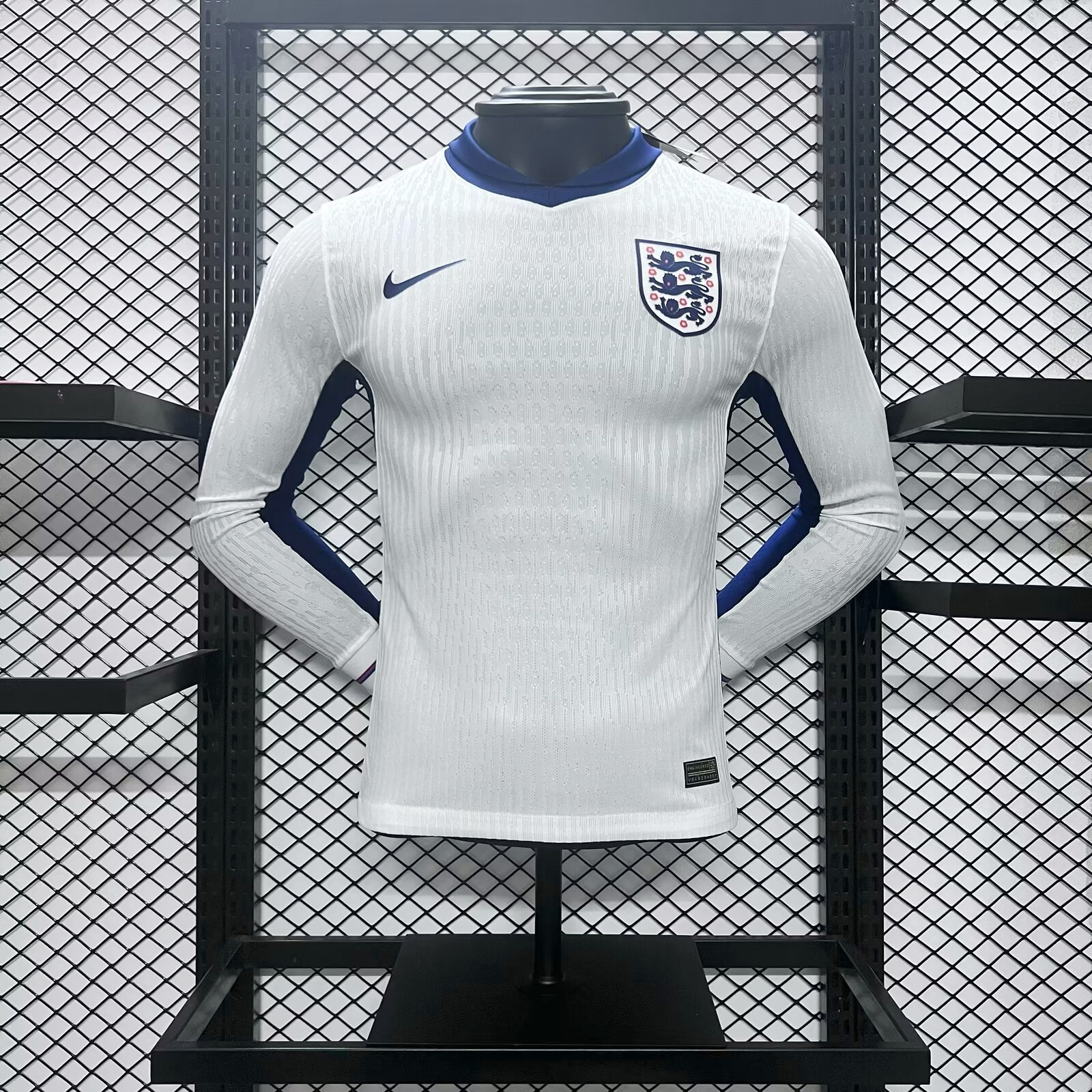 England 2024 Home Stadium Long Sleeve Jersey - Player Version