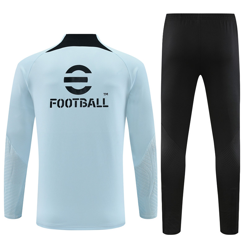 Inter Milan 23-24 Long Sleeve Training Set -Light Grey