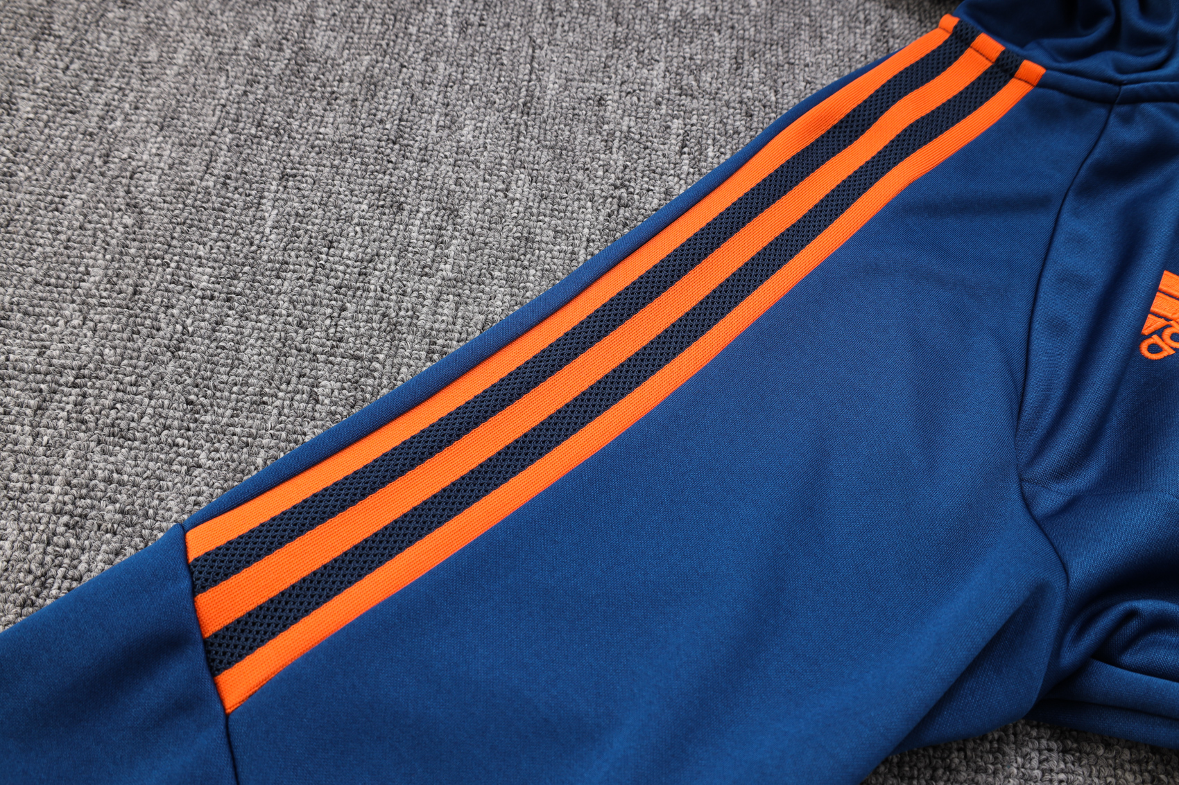 Manchester United 23-24 Hoodie Jacket Training Tracksuit -Blue