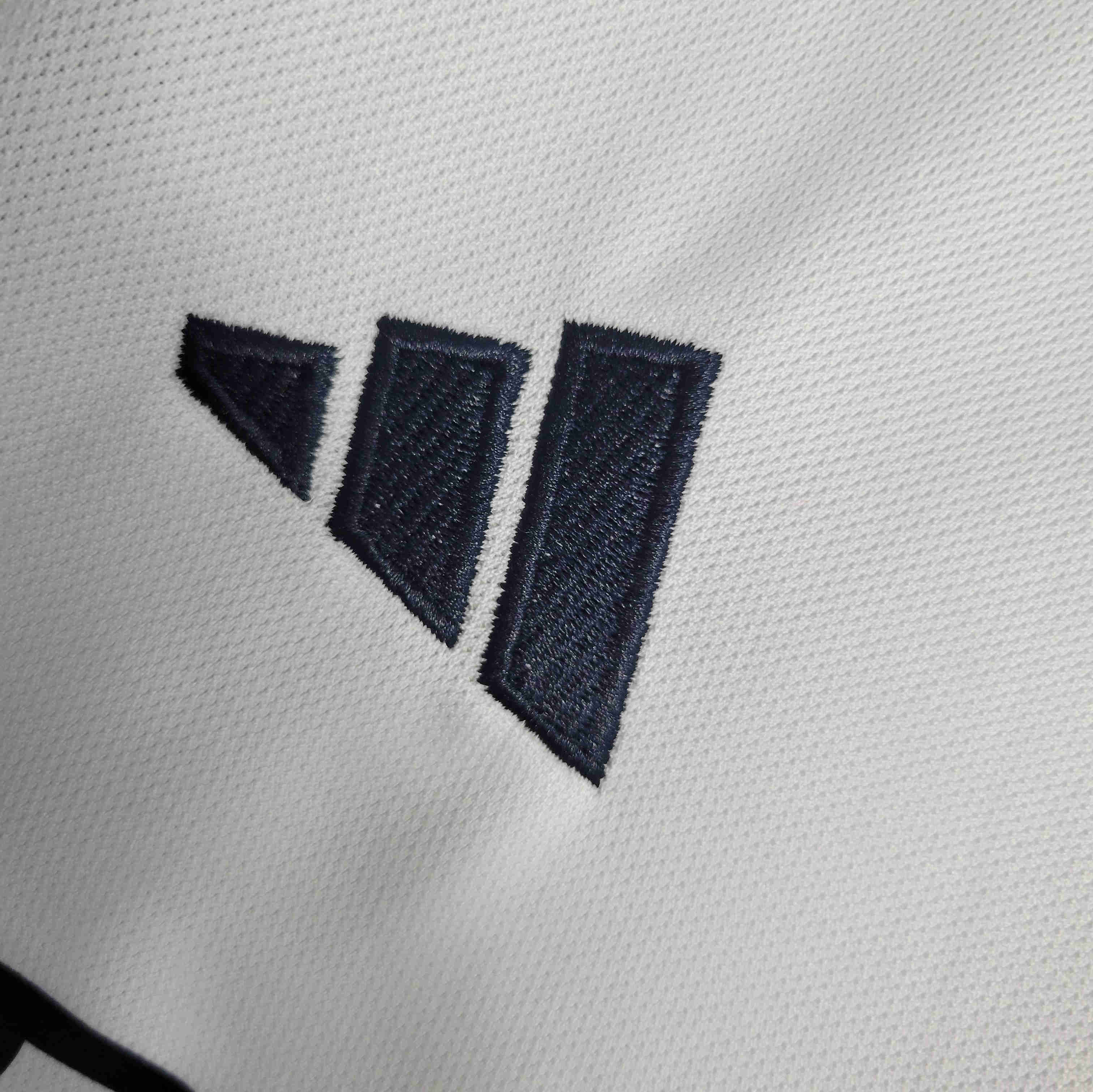 23-24 Real Madrid Home Long Sleeve Jersey - Fans Version