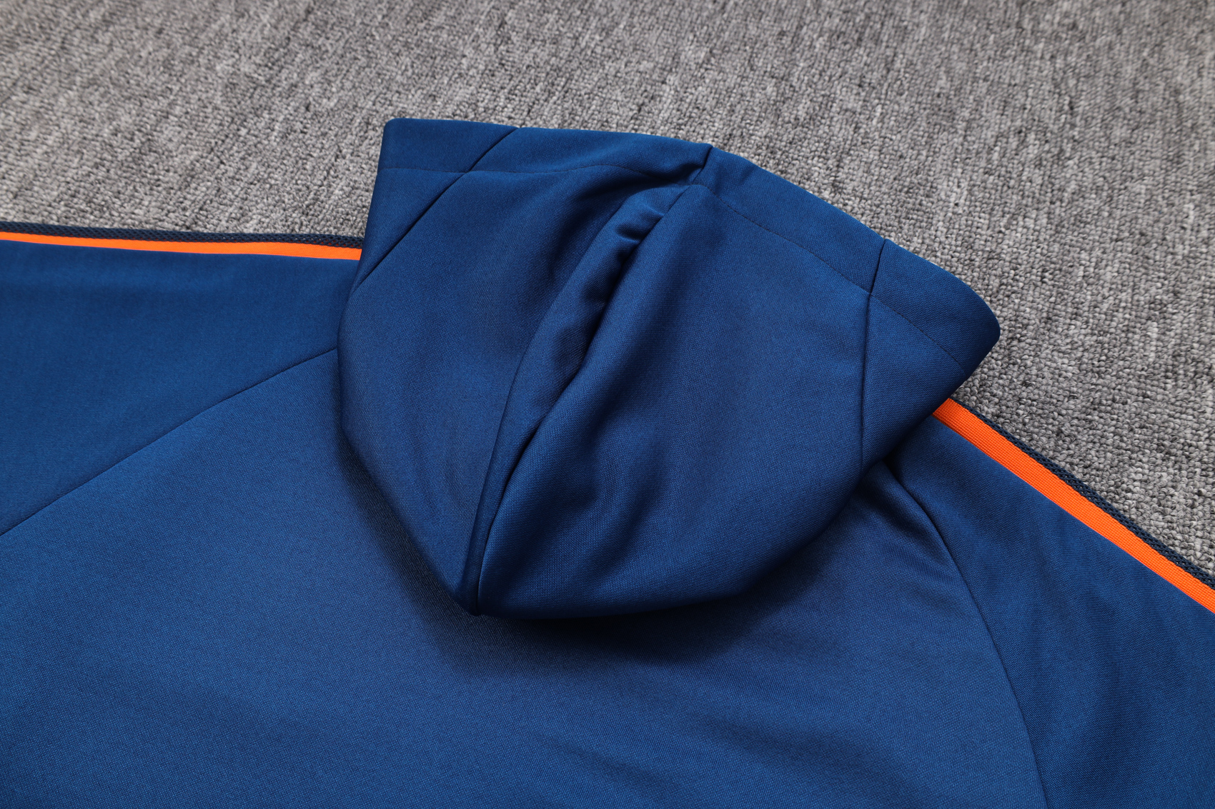 Manchester United 23-24 Hoodie Jacket Training Tracksuit -Blue