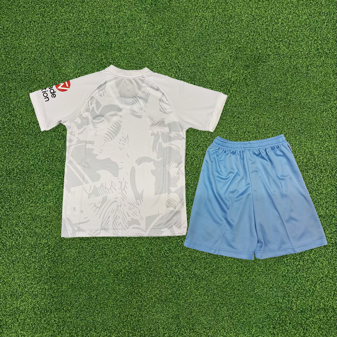 Aston Villa 23-24 Away Kids Kit