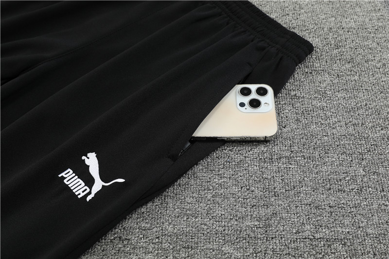 Marseille 23-24 Long Sleeve Training Set -Black and White