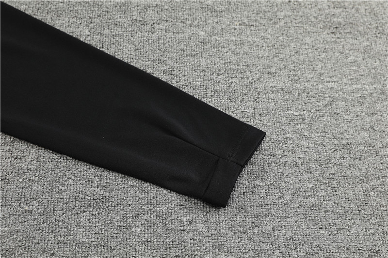 Manchester City 23-24 Kids Long Sleeve Training Set Black