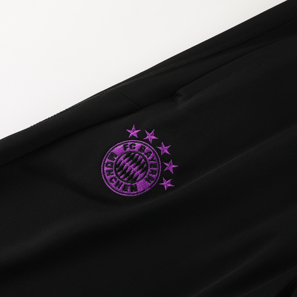 Bayern Munich 23-24 Long Sleeve Training Set - Black (No chest advertising)