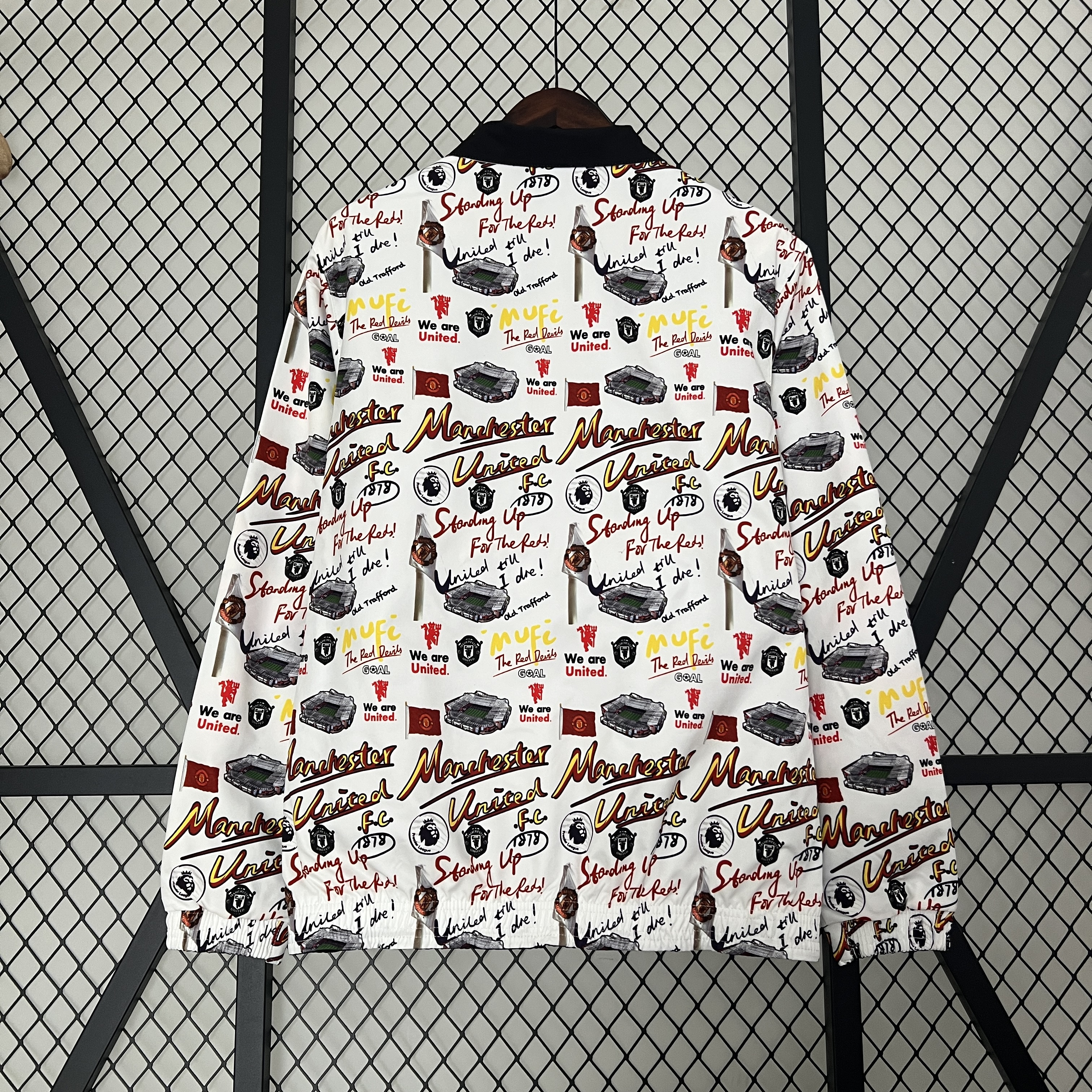 Manchester United 23-24 Double Sided Windbreaker - Graffiti Style