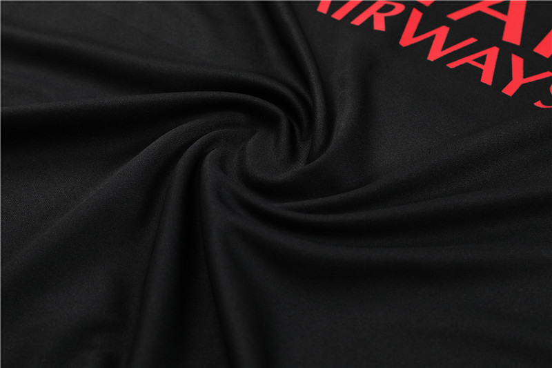 Paris Saint-Germain PSG 23-24 Long Sleeve Training Set -Black and Red