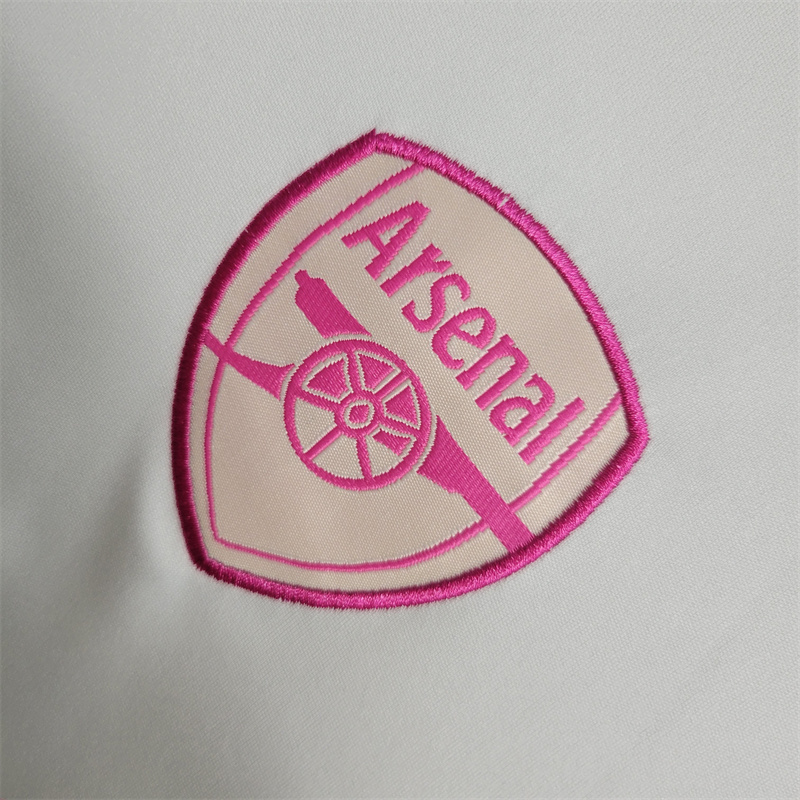 Arsenal 23/24 White Training Jersey - Fans Version