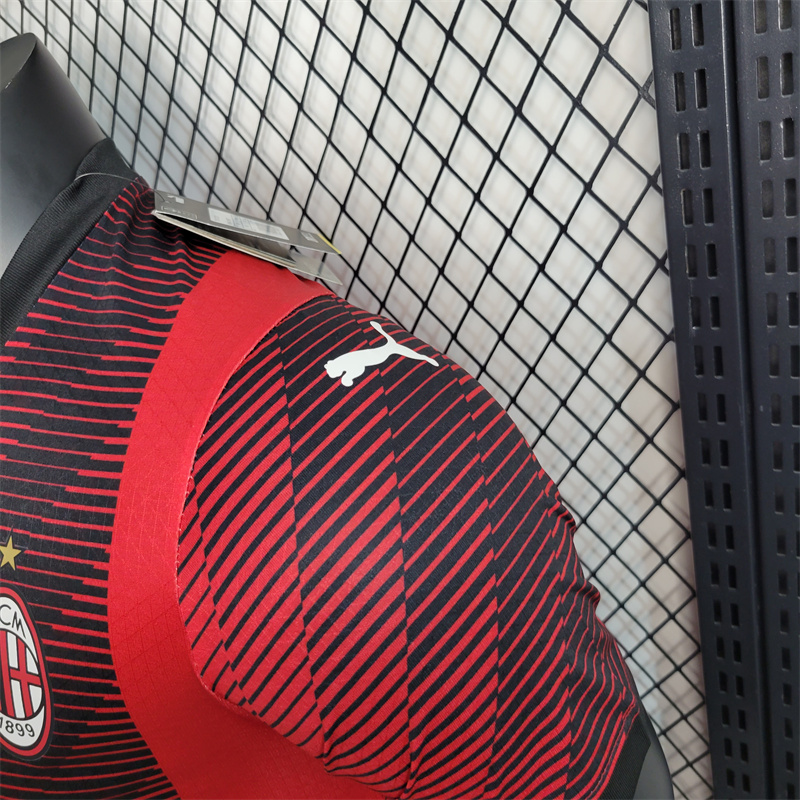 AC Milan 23-24 Home Stadium Jersey - Player Version