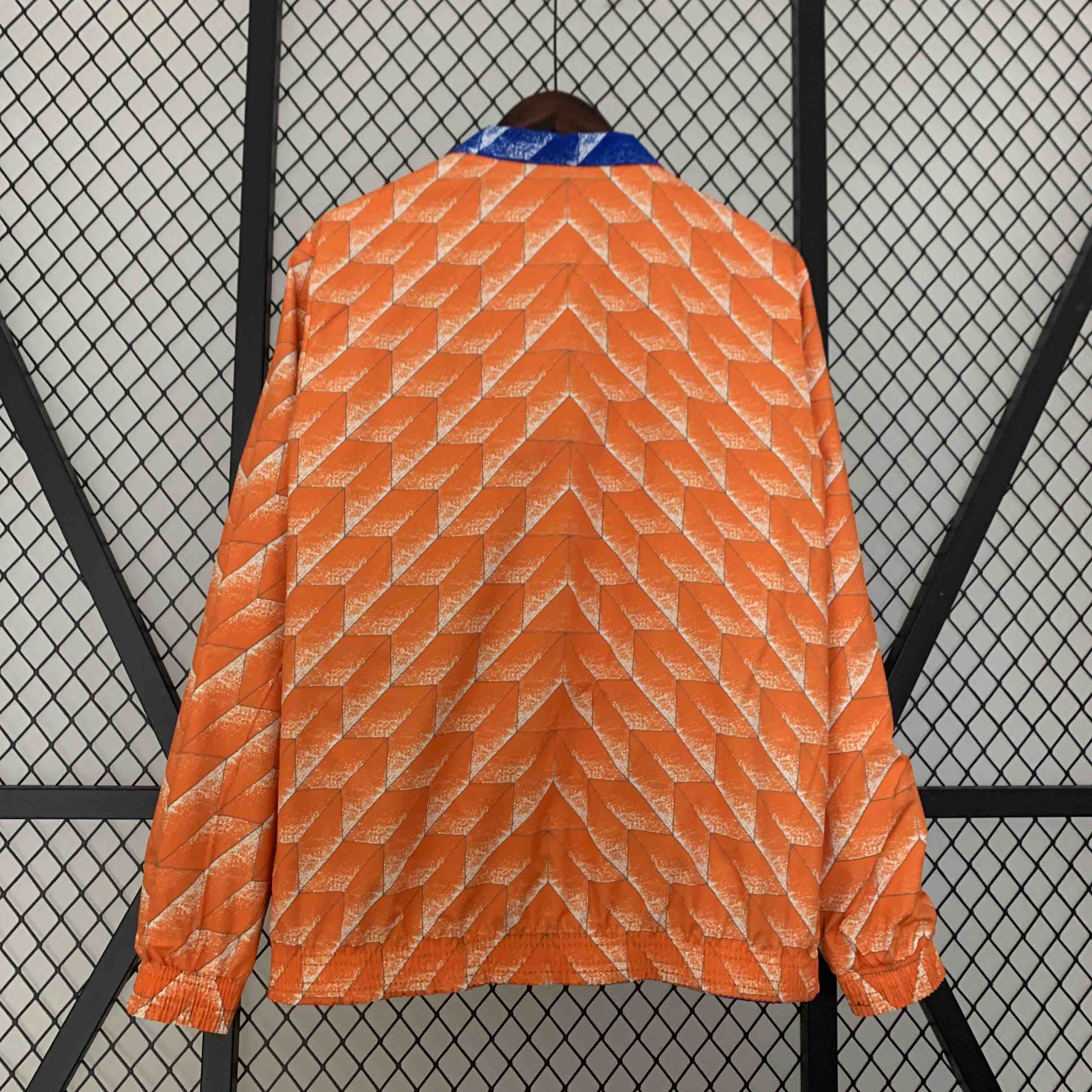 Netherlands 23-24 Double Sided Windbreaker - Orange & Blue