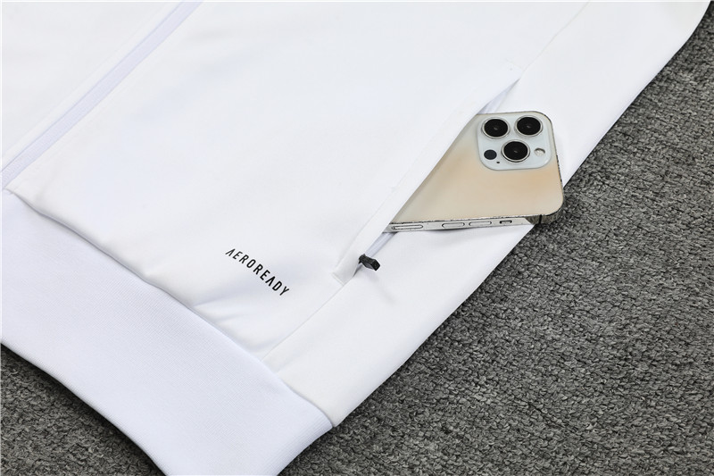 Manchester United 23-24 Jacket Training Tracksuit -White and Black