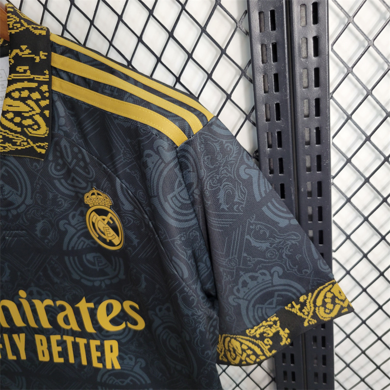 23/24 Real Madrid Black Concept Edition Jersey - Fans Version