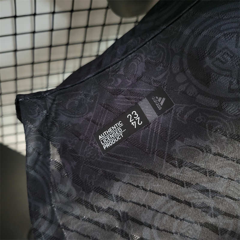 23/24 Real Madrid Away Stadium Jersey Black - Player Version