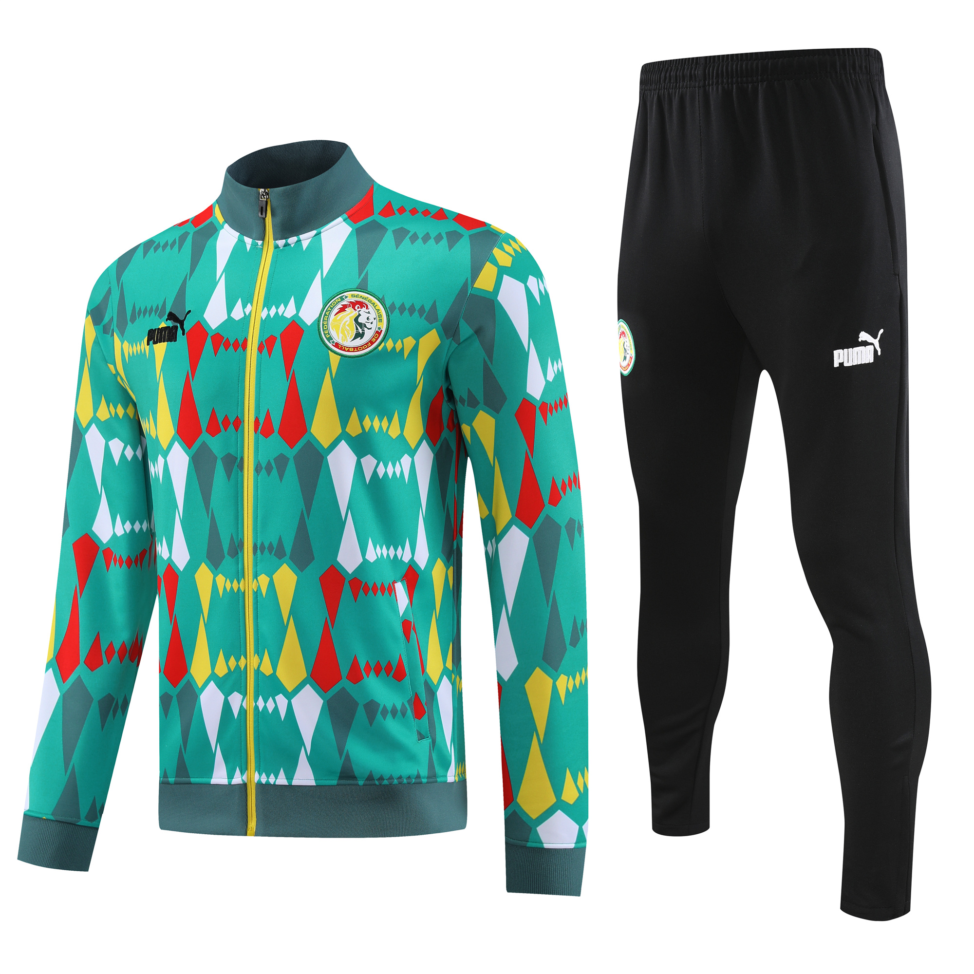 Senegal 23-24 Jacket Training Tracksuit - Green