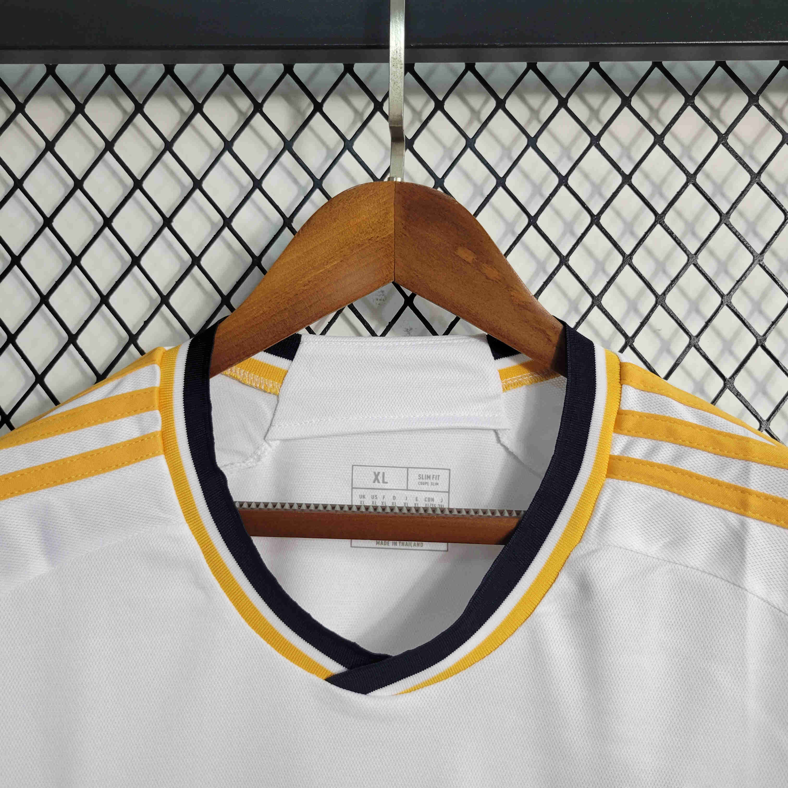 23-24 Real Madrid Home Long Sleeve Jersey - Fans Version