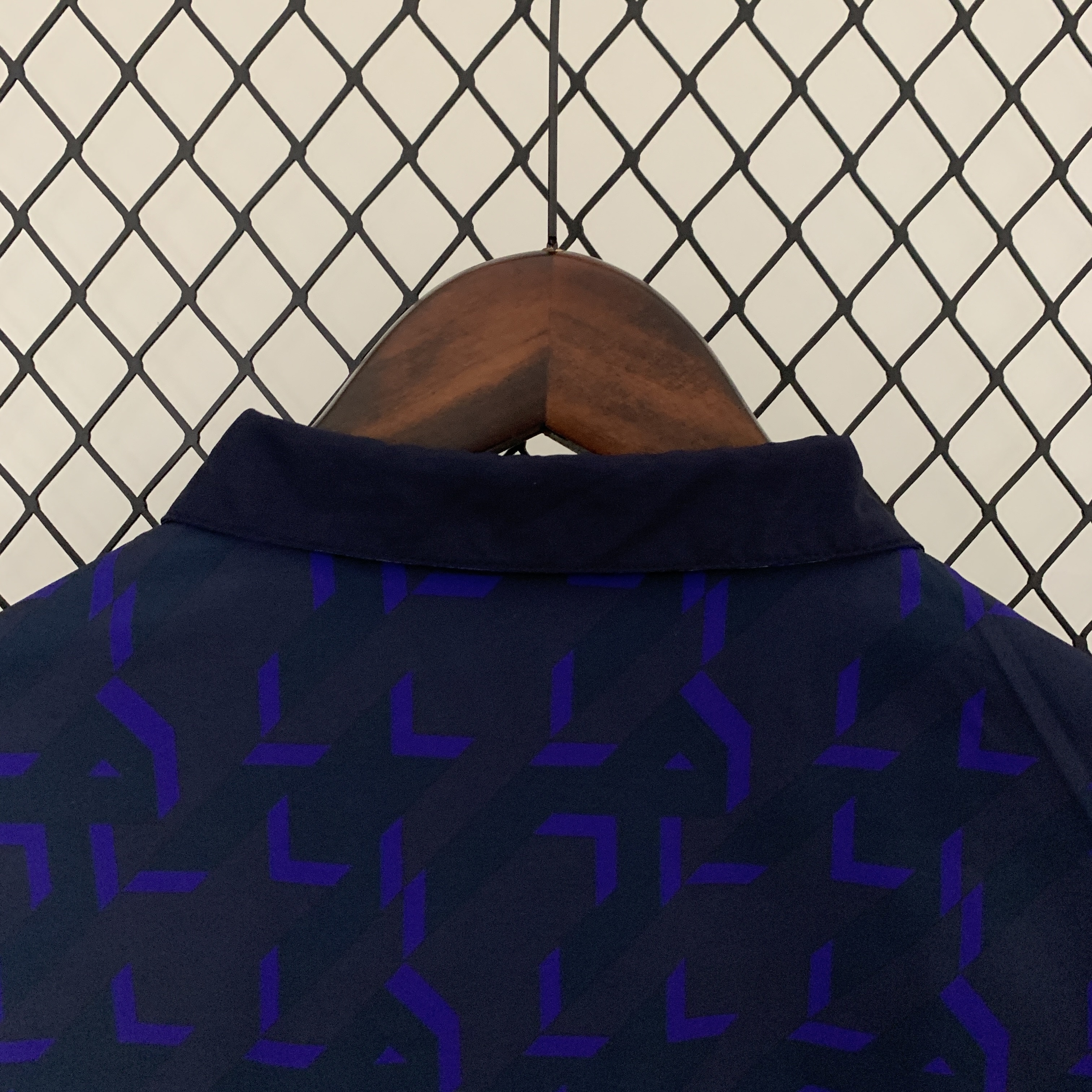 Real Madrid 23-24 Houndstooth Pattern Limited Edition Player Reversible Windbreaker