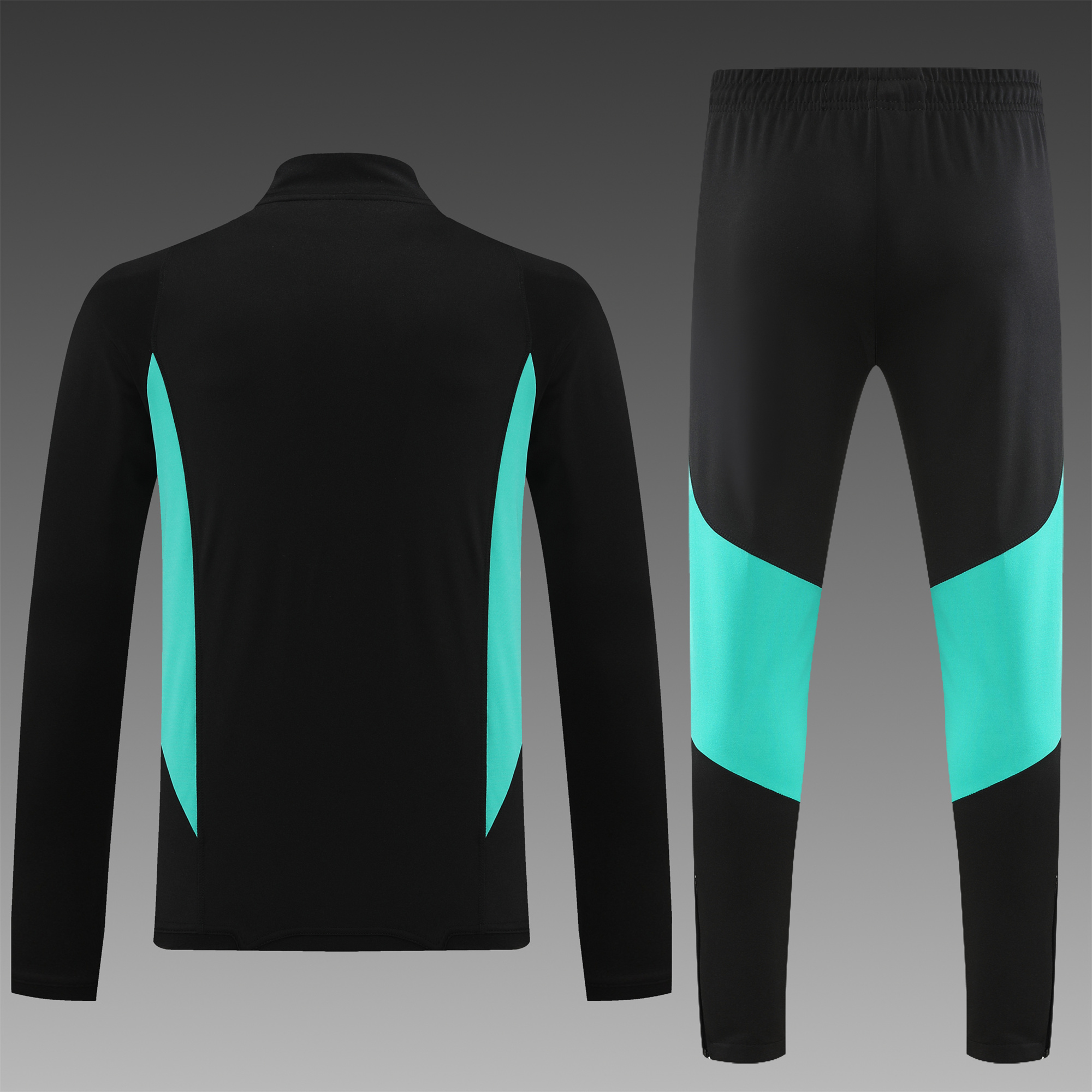 Manchester United 23-24 Long Sleeve Training Set Black